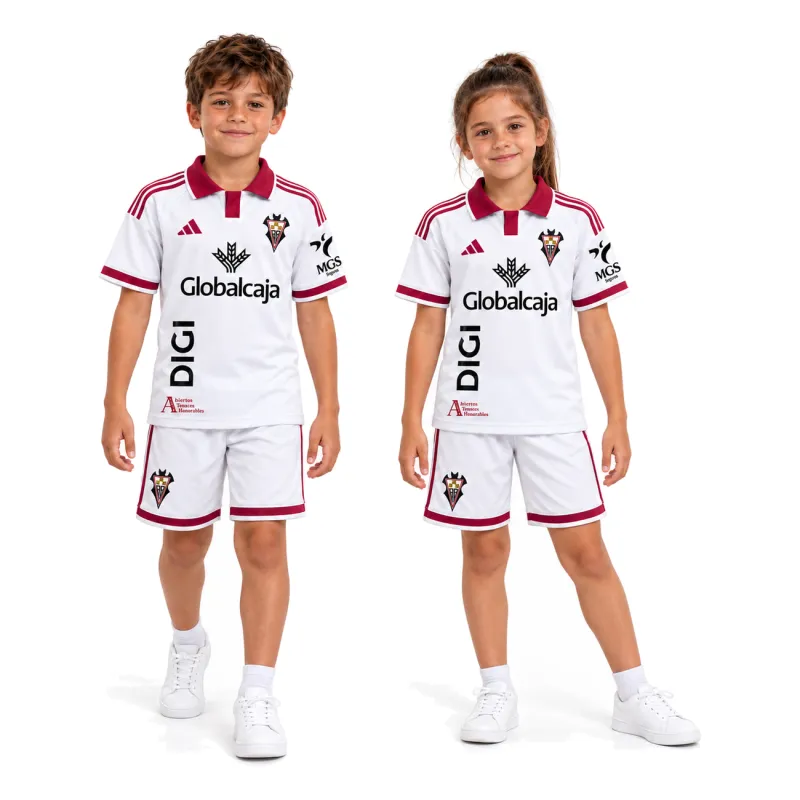 2026/27 Albacete Home Kids Kit - Full-body model front