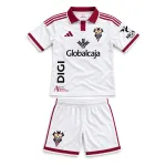 2026/27 Albacete Home Kids Kit - Flat-lay front