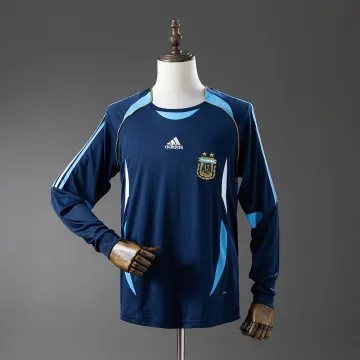 Argentine 2006 World Cup Away Long Sleeve Retro Jersey