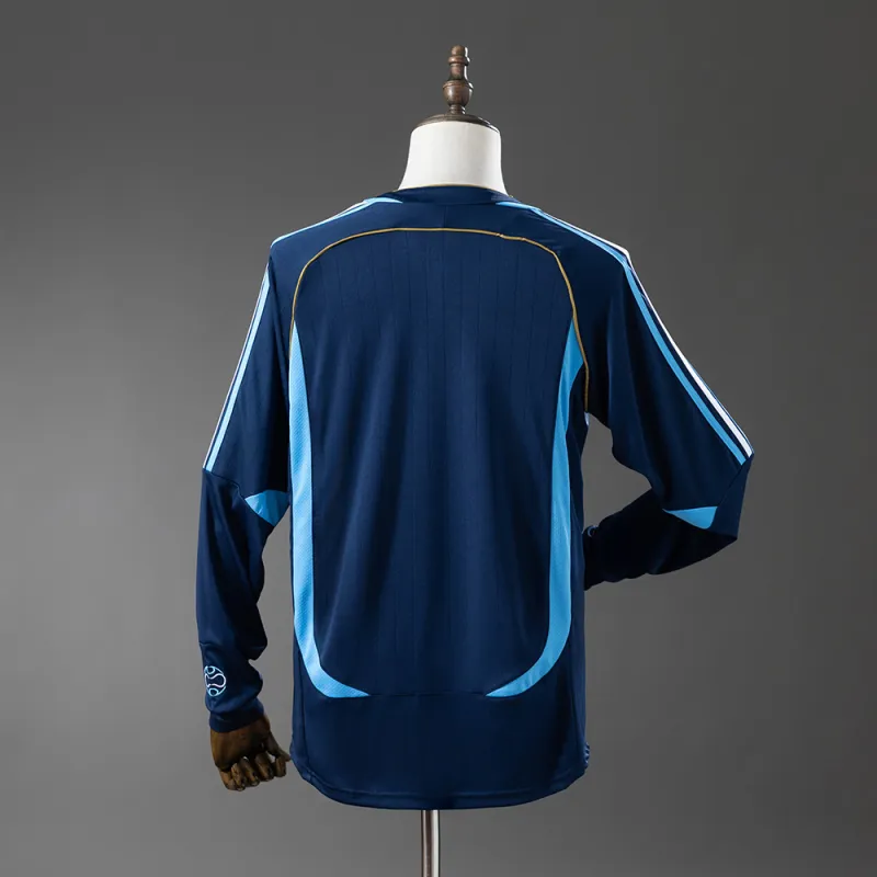 Argentina 2006 World Cup Away Long Sleeve Retro Jersey