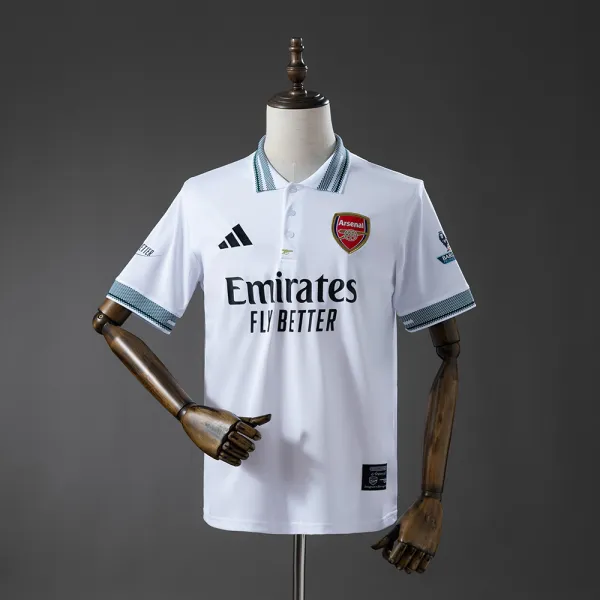 Arsenal 25/26 white jersey - A-Grade Quality Detail View