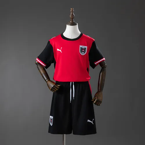 Autriche 2026 World Cup Home Kids Kit Jersey