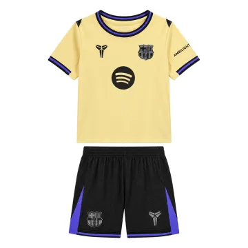 Maglie da calcio per bambini del Barcellona in trasferta Kit 2025/26
