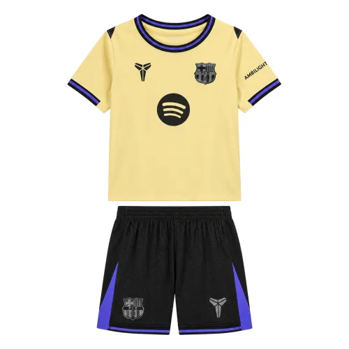 Barcelona Away Kids Soccer Jerseys Kit 2025/26