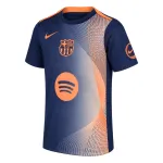 Barcelona Pre-Match Soccer Jersey 2025/26 Orange&Black Barcelona Pre-Match Soccer Jersey 2025/26 Orange&Black