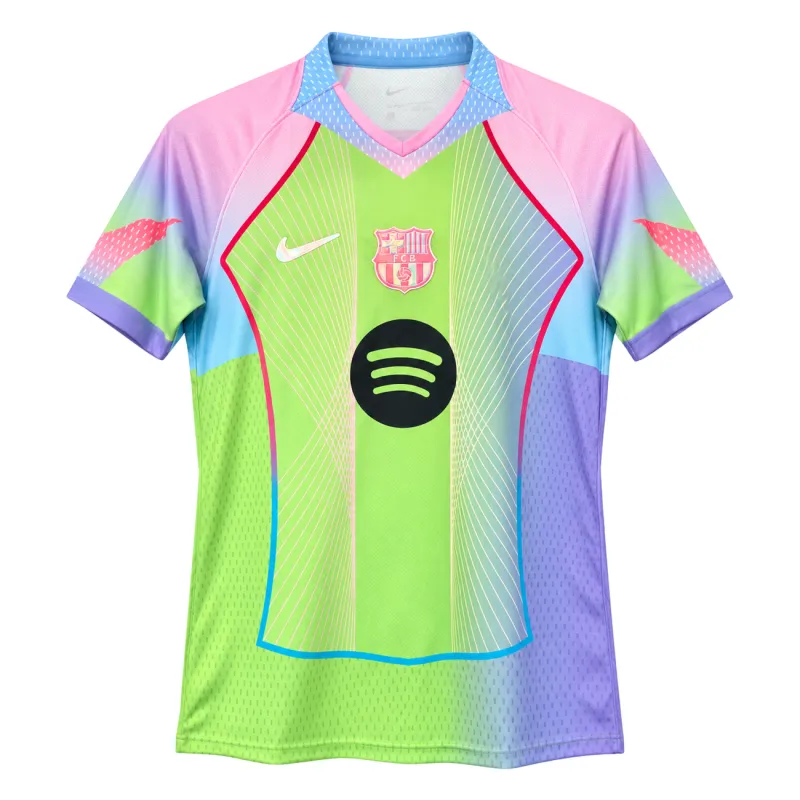 25/26 Barcelona Special Edition green soccer jersey