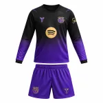 26/27 Barcelona Away Long Sleeve Kids Kit