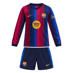 US17.99 - 26/27 Barcelona Home Long Sleeve Kids Kit