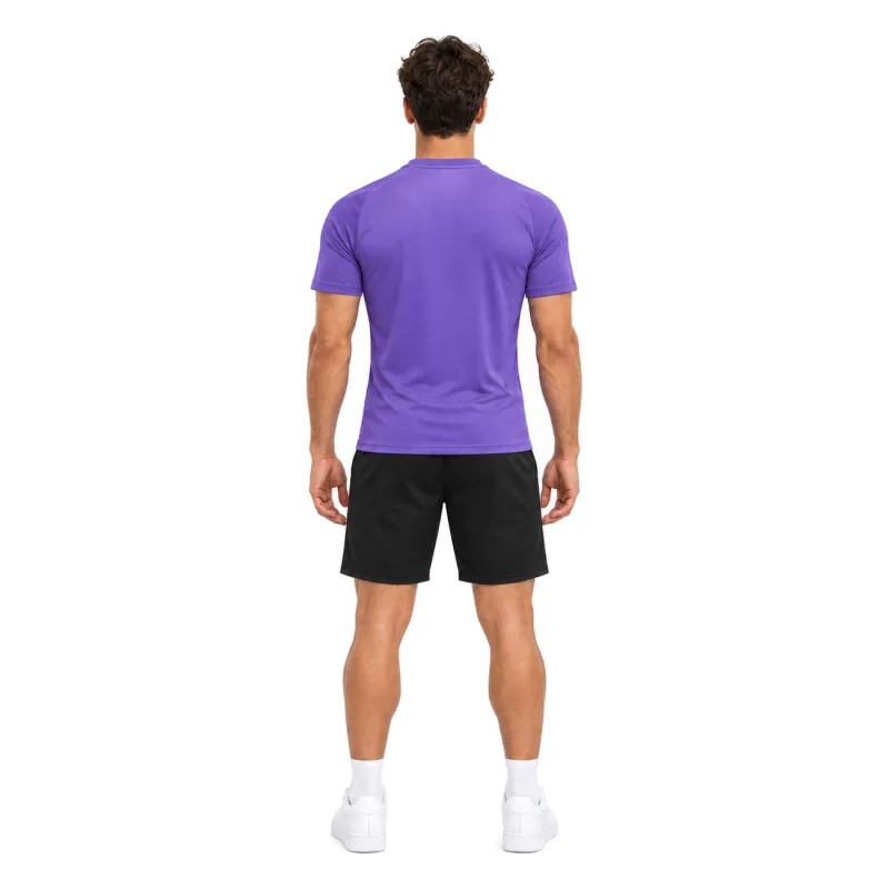 26/27 Barcelona Training Kit - Purple - full back - AI model preview