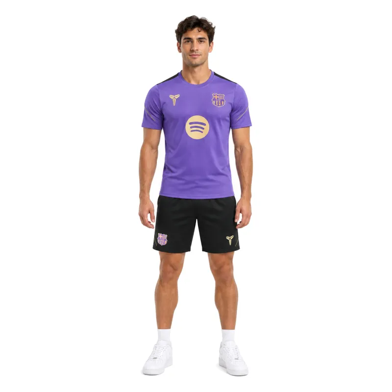 26/27 Barcelona Training Kit - Purple - full front - AI model preview