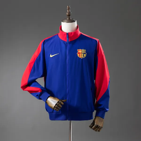 Barcelona windbreaker Player Version - A-Grade Quality Detail View