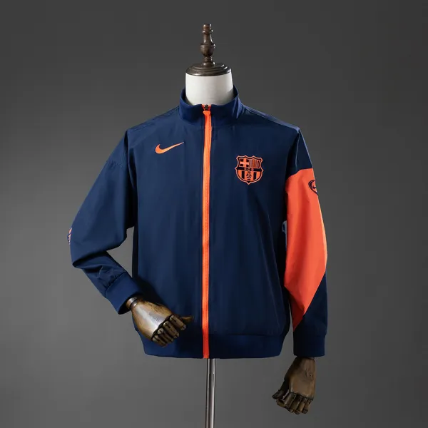 Barcelona soccer windbreaker - A-Grade Quality Detail View