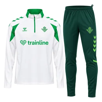 26/27 Real Betis Half Zip Training Suit White