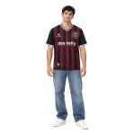 24/25 Bohemian FC Home soccer jersey - AI model preview, casual styling, front view