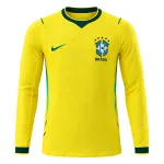 World Cup 2026 Brazil Long Sleeve Jersey Home Player Version World Cup 2026 Brazil Long Sleeve Jersey Home Player Version