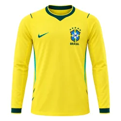 2026 Brazil Home Long Sleeve Jersey - product photo US17.98 - 2026 Brazil Home Long Sleeve Jersey