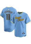 Jackson Chourio Nike Milwaukee Brewers Mens Light Blue City Connect 2024 Limited Baseball Jersey Jackson Chourio Nike Milwaukee Brewers Mens Light Blue City Connect 2024 Limited Baseball Jersey