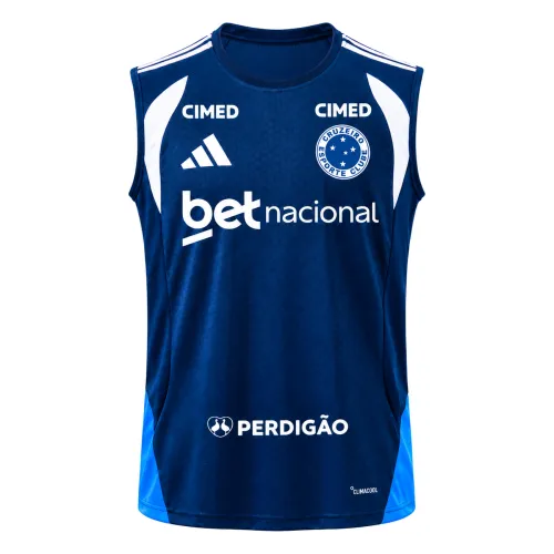 26/27 Cruzeiro Training Sleeveless Dark Blue All Sponsors Jersey