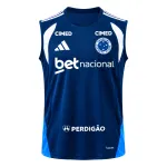 26/27 Cruzeiro Training Sleeveless Dark Blue All Sponsors Jersey