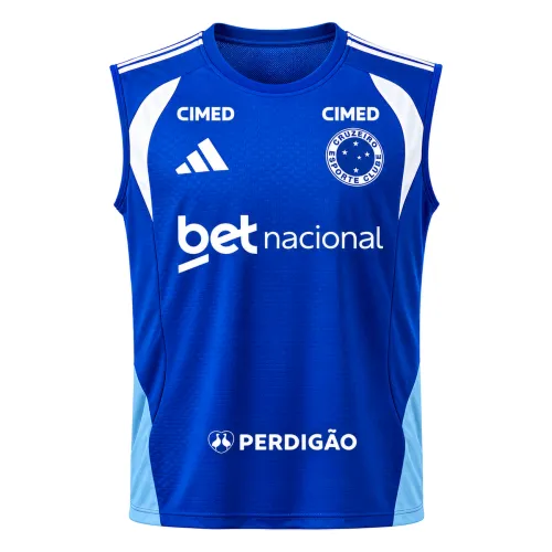 26/27 Cruzeiro Training Sleeveless Blue All Sponsors Jersey