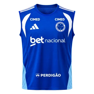 26/27 Cruzeiro Training Sleeveless Blue All Sponsors Jersey