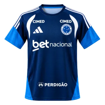 26/27 Cruzeiro Training Dark Blue All Sponsors Jersey