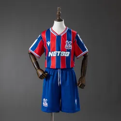 Crystal Palace 25/26 Home Kids Kit Jersey - product photo US16.99 - Crystal Palace 25/26 Home Kids Kit Jersey