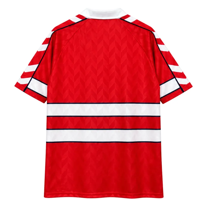 1988 Denmark Home Retro Jersey - back view