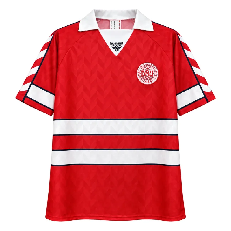 1988 Denmark Home Retro Jersey