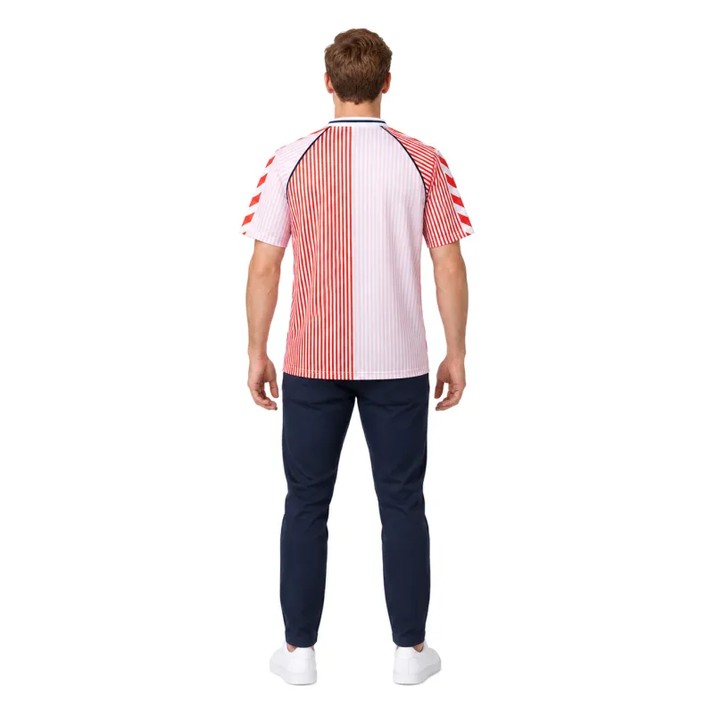 1986 Denmark Away Retro Jersey - AI model preview, back view