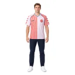 1986 Denmark Away Retro Jersey - AI model preview, front view
