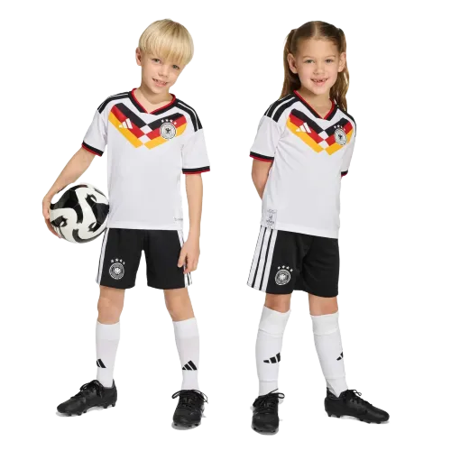 2026 Wereldkampioenschap Duitsland Jersey Kinderset Thuis