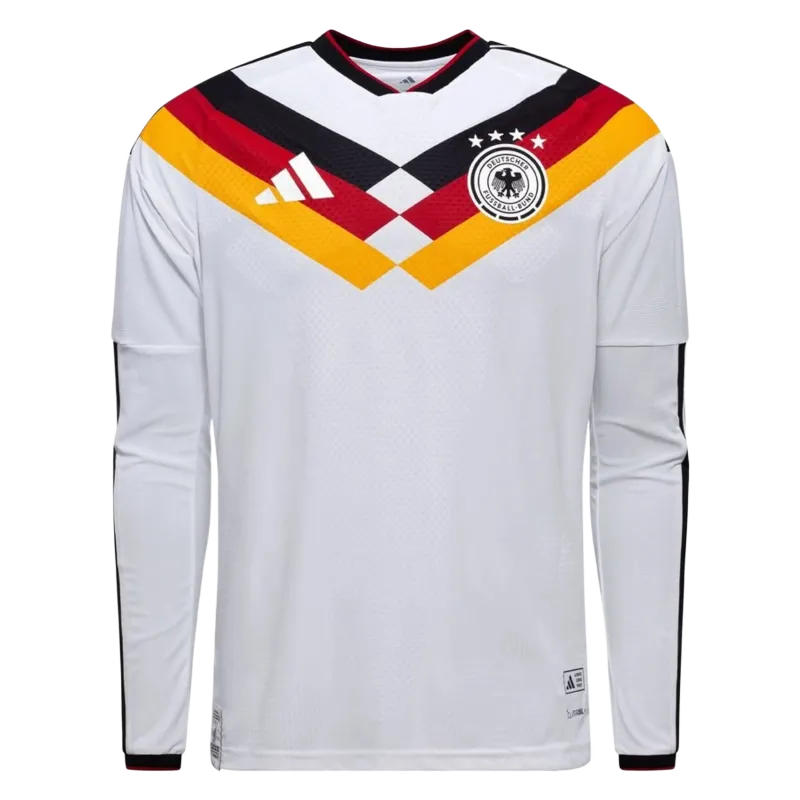 2026 World Cup Football Germany Jersey Home Long Sleeve Player Version
