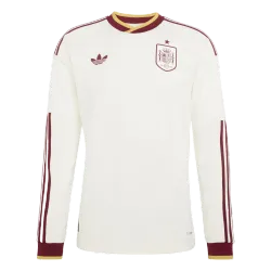 Front view of the 2026 Spain Away Long Sleeve Jersey, showcasing the crest.