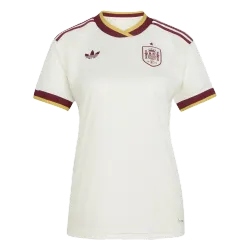 Espagne 2026 World Cup Away Jersey Women - photo du produit Maillot de l'Espagne pour la Coupe du Monde 2026, vue de face avec l'écusson de l'équipe.