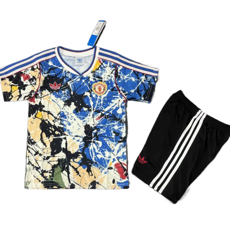 2026/27 Manchester United Youth Jersey Roses Blue