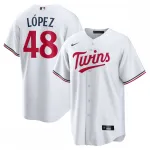 Jorge López Minnesota Twins Nike Home Replica Player Jersey - White Jorge López Minnesota Twins Nike Home Replica Player Jersey – White