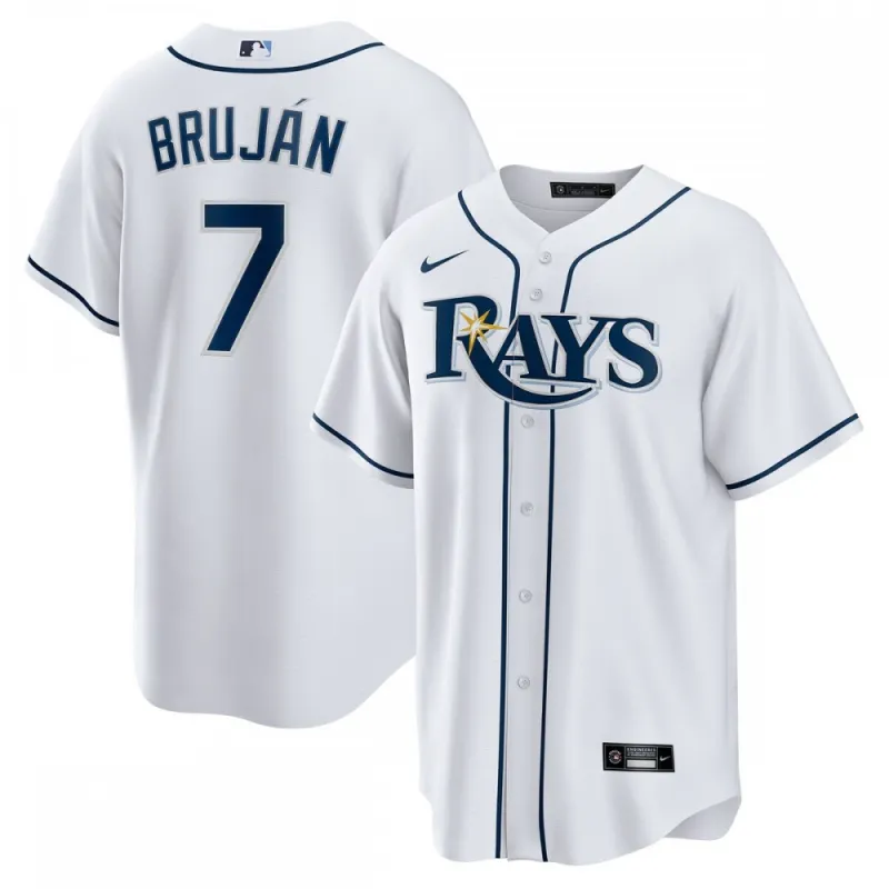 Vidal Bruján Tampa Bay Rays Nike Home Replica Spieler Trikot - Weiß