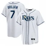 Vidal Bruján Tampa Bay Rays Nike nach Hause Replica Spieler Jersey - weiß Vidal Bruján Tampa Bay Rays Nike Home Replica Spieler Trikot - Weiß