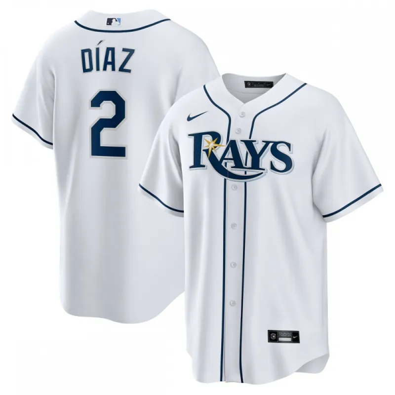 Yandy Díaz Tampa Bay Rays Nike Home  Replica Player Jersey – White