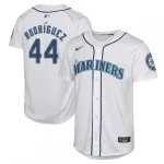 Julio Rodríguez Seattle Mariners Nike Youth Home Limited Player Jersey - Blanc Julio Rodríguez Seattle Mariners Nike Youth Home Limited Player Jersey - White