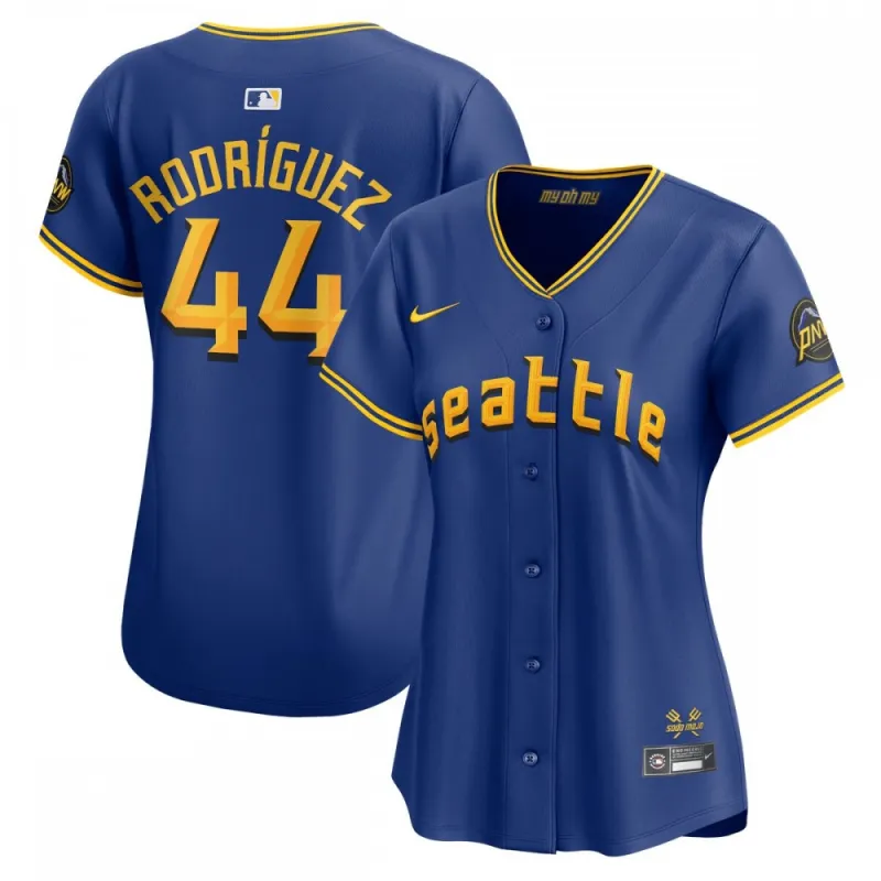 Julio Rodríguez Seattle Mariners Nike Women’s City Connect Limited Player Jersey – Royal