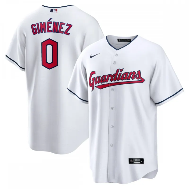 Andrés Giménez Cleveland Guardians Nike Home Replica Player Jersey – White