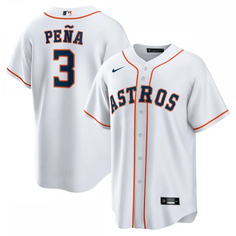 Jeremy Peña Houston Astros Nike Home Replica Jersey – White