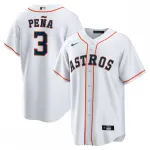 Jeremy Peña Houston Astros Nike Home Replica Jersey - White Jeremy Peña Houston Astros Nike Home Replica Jersey – White