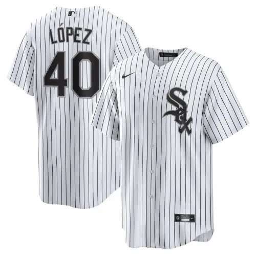 Reynaldo López Chicago White Sox Nike Heimtrikot im Spieler-Stil – Weiß