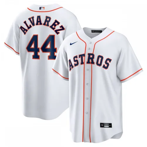 Camiseta de jugador de Yordan Álvarez (Houston Astros) de Nike, edición para aficionados, para partidos en casa - Blanca