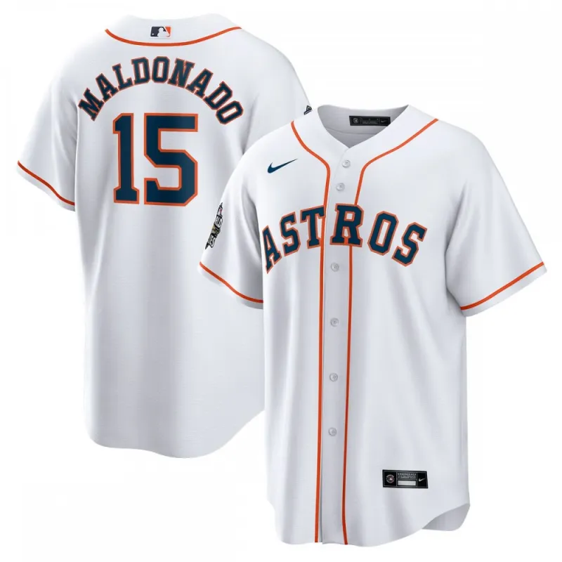 Martín Maldonado Houston Astros Nike Home 2022 World Series Replica Player Jersey – White