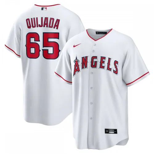 José Quijada Los Angeles Angels Nike Home Replica Spieler Jersey - weiß