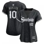 Camiseta de jugadora Nike City Connect Limited para mujer de los Chicago White Sox de Yoán Moncada – Negra